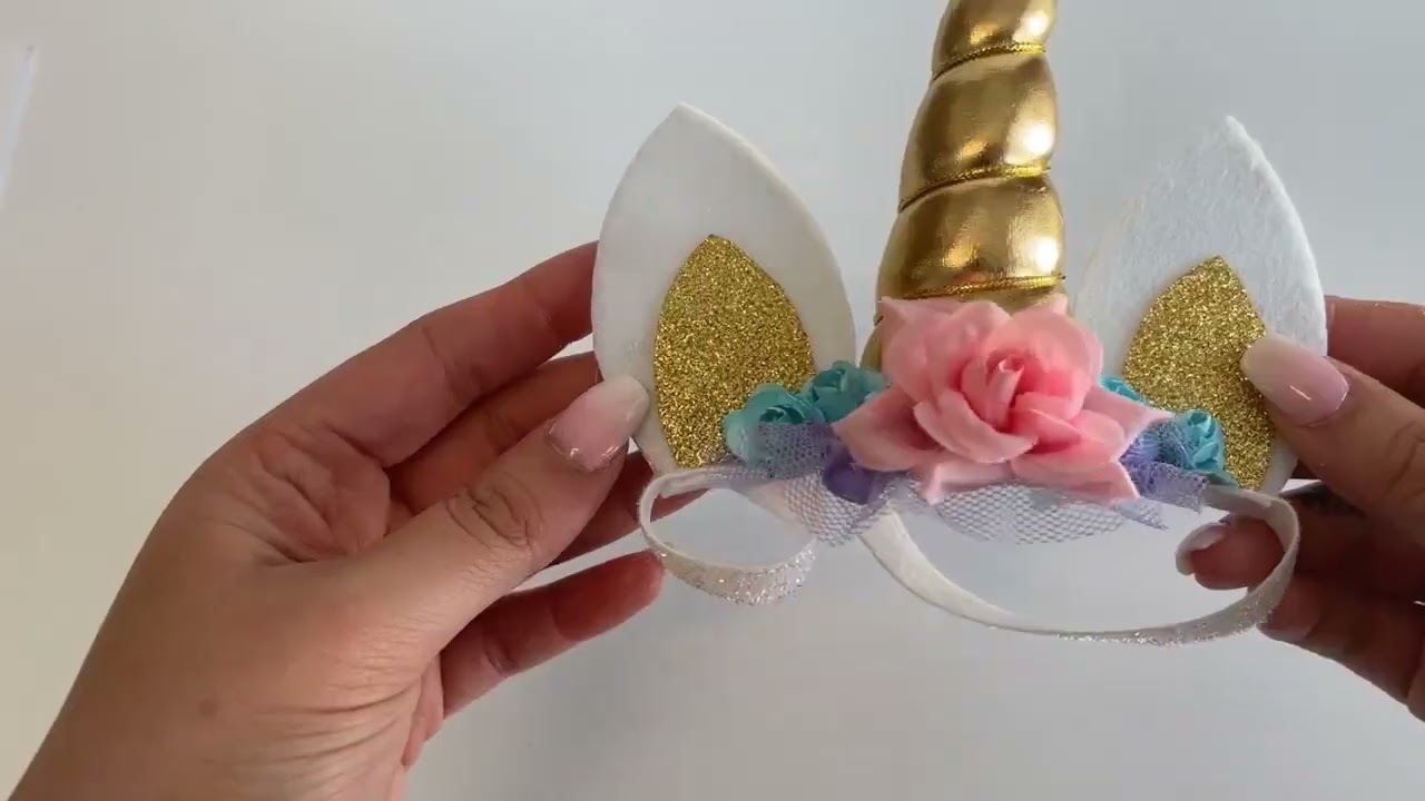 Unicorn Headband Unicorn Hair Clip Unicorn Horn Unicorn Birthday