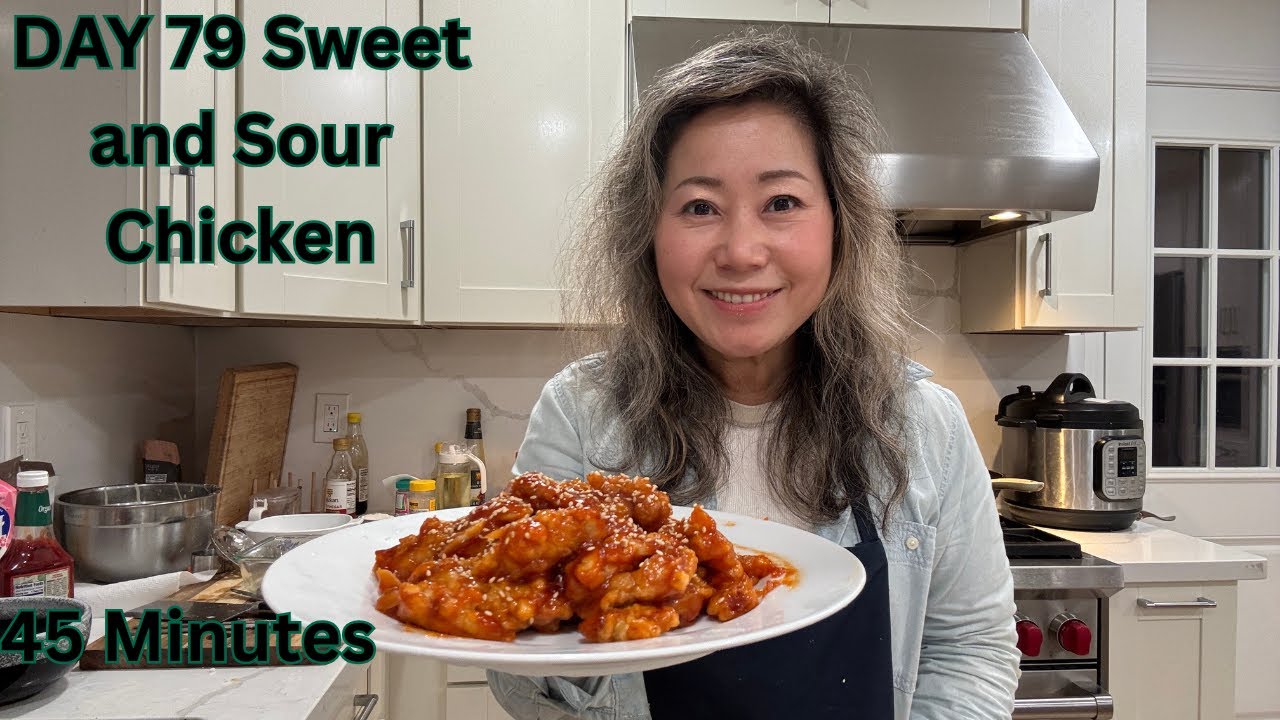 🍗🍍🍗DAY 79 - Sweet and Sour Chicken #video #chickenrecipe #easyrecipes #chinesefood #chickenwings