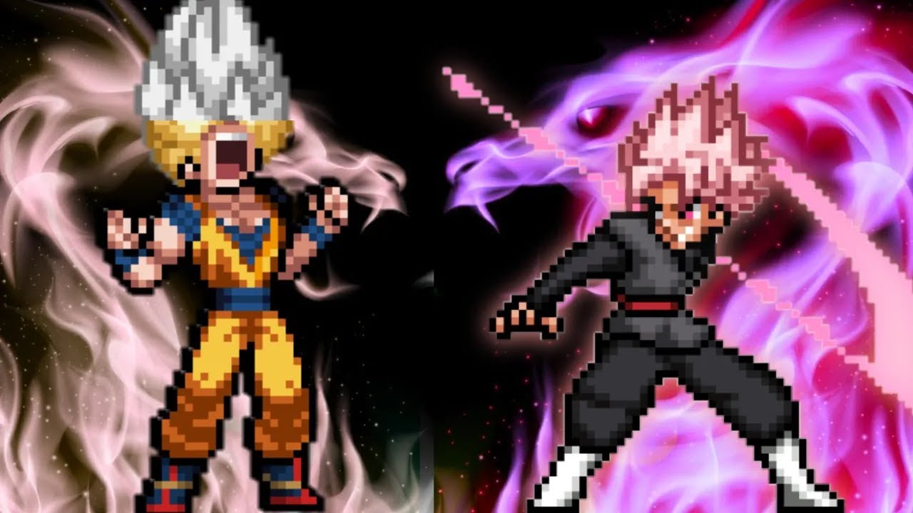 Blizzard Goku V2 OPNew VS Goku Black Purgation OP in Jump Force Mugen