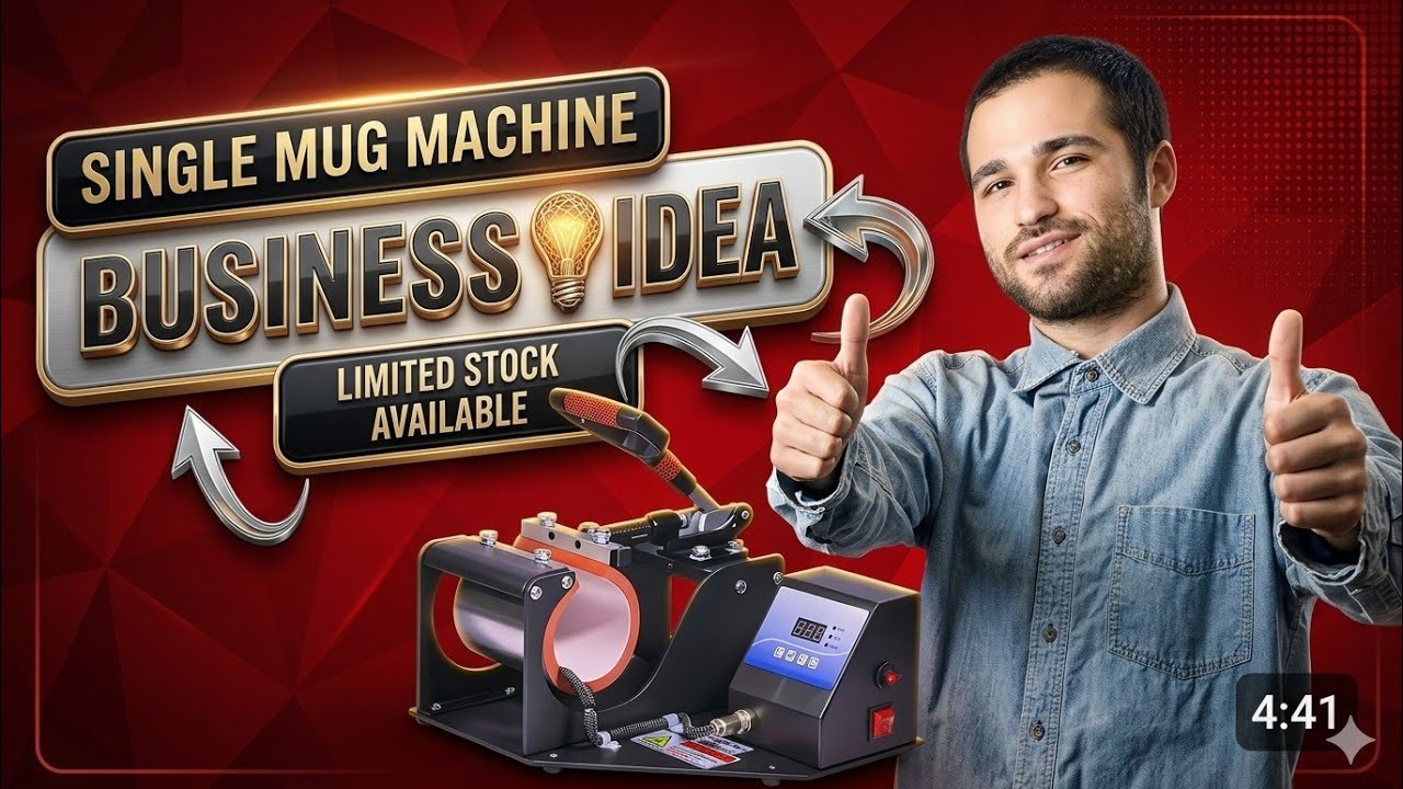 Mug Printing Business Start with Single Mug Machine | Full Demo 