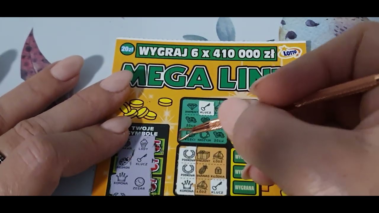 zdrapki # 524 🍀trzy chrupiące zdrapki i Mega Linie🧡