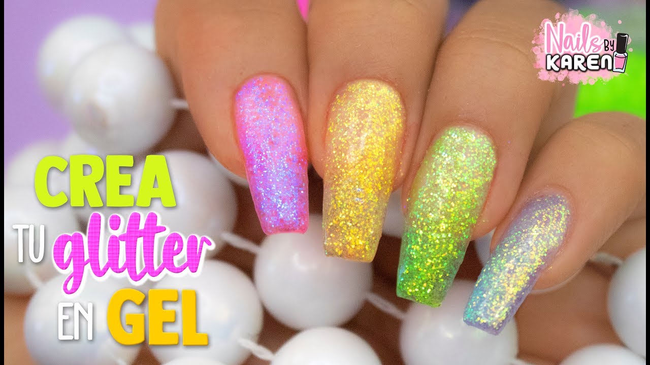 HAZ TUS GELES de GLITTER en MINUTOS | DIY