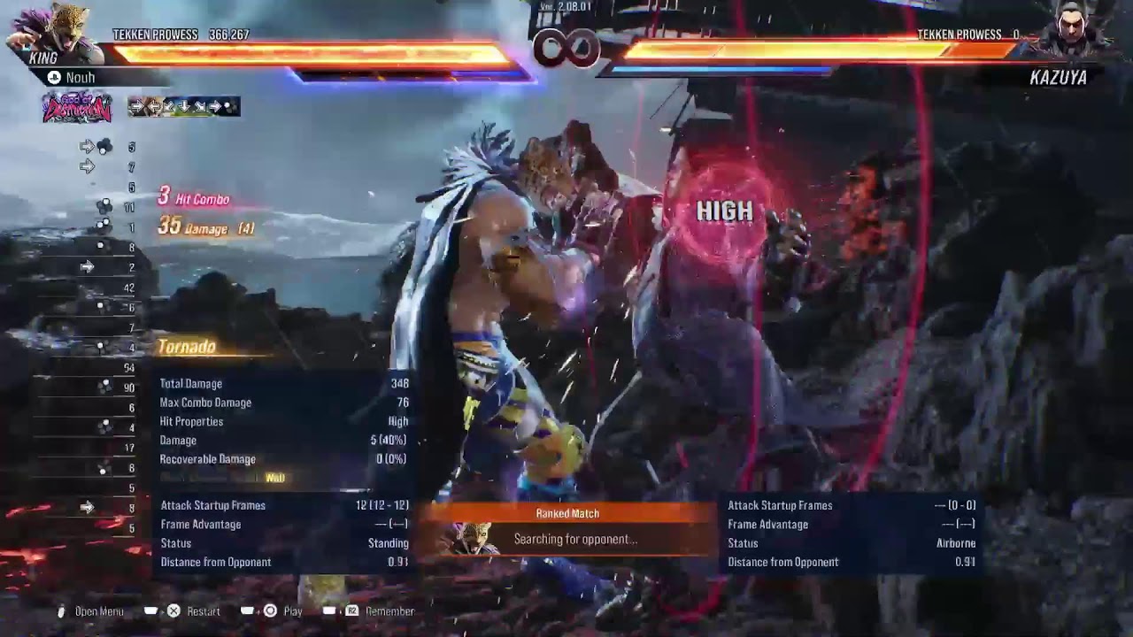 Tekken 8 king Rank Session