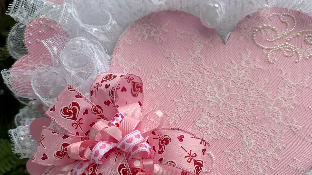 Прекрасный венок ко Дню святого Валентина! Элегантность❣️