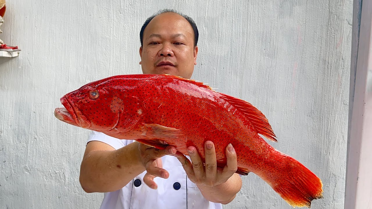 C&aacute;ch l&agrave;m c&aacute; m&uacute; đỏ chi&ecirc;n gi&ograve;n // Sơn H&agrave;o