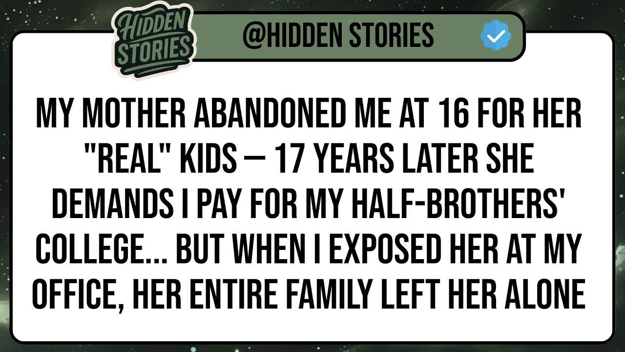 My Mother ABANDONED Me at 16 For Her 