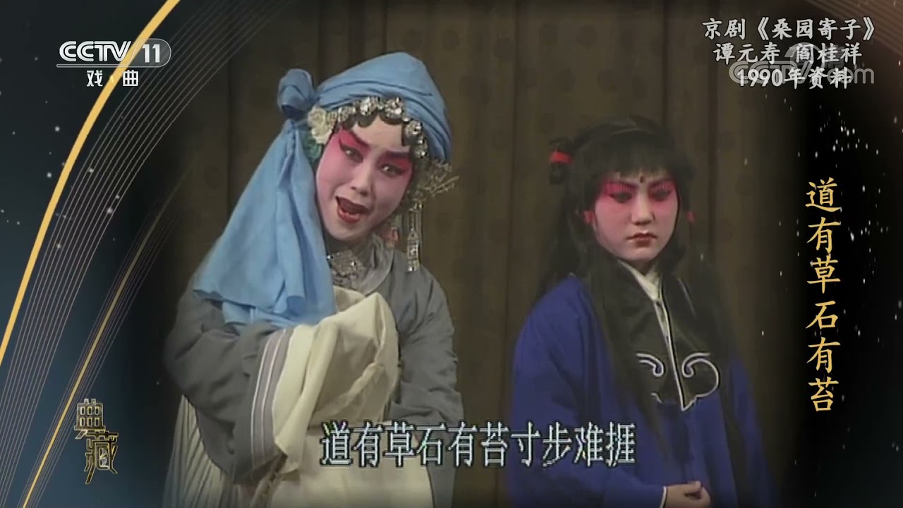 [典藏]京剧《桑园寄子》 表演：谭元寿 阎桂祥|CCTV戏曲