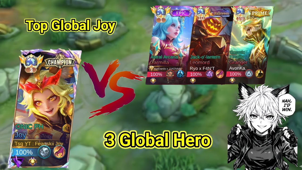 Top Global Joy VS Top Global 1 Carmila, 10 Leomord, 19 Granger🥶