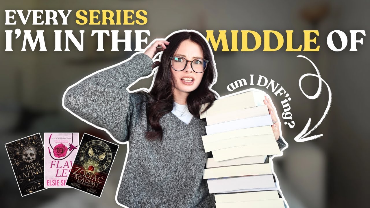 All the series I'm in the middle of || to finish or not to finish? 📚🫶🏻