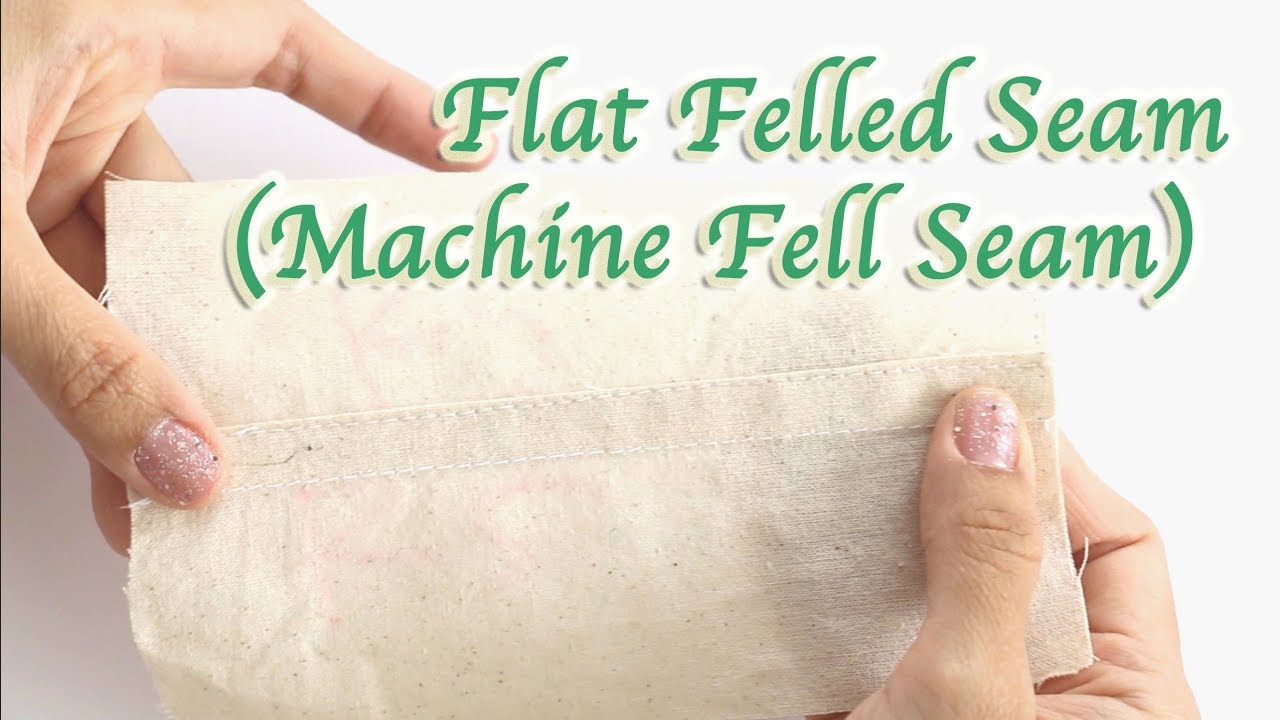 Flat Felled Seam - How to Sew a Flat Felled Seam - Sewing Tutorial for Beginners
