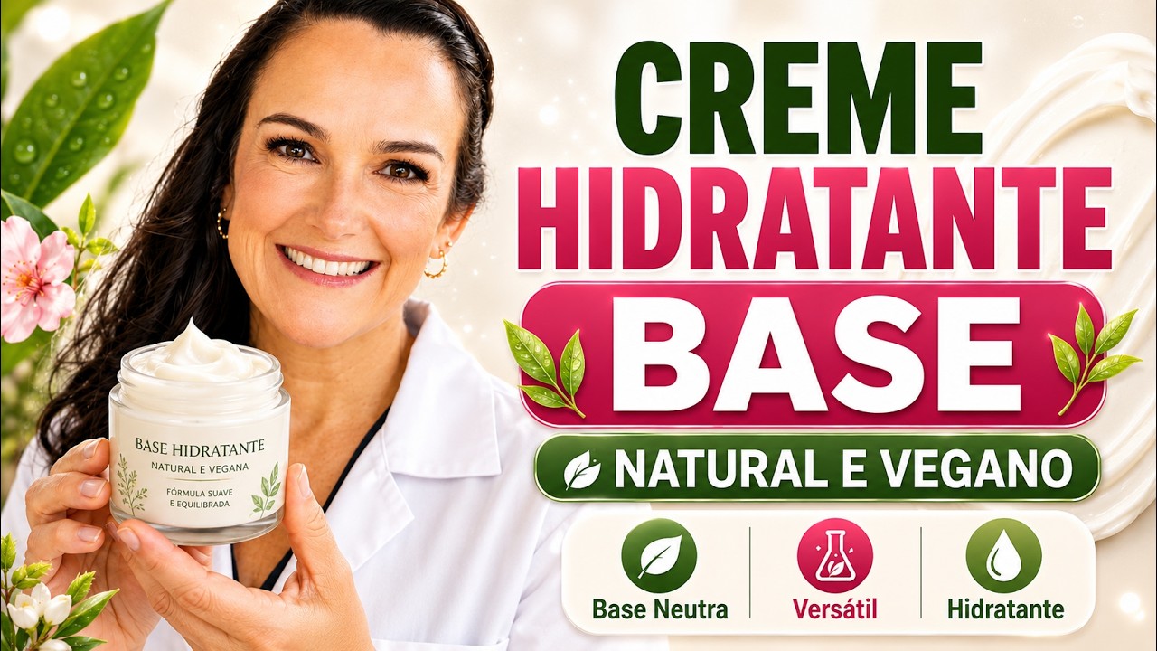 Creme Hidratante Base (Natural e Vegano) - Vivi Ferronatto Fitocosmética