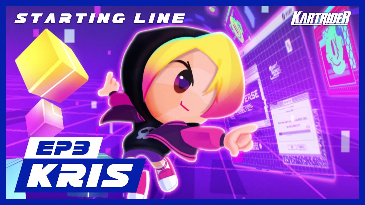 [KARTRIDER X LINE FRIENDS] EP03 KRIS | STARTING LINE