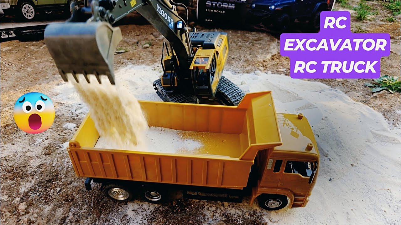 RC EXCAVATOR RC TRUCK AND MANY MORE