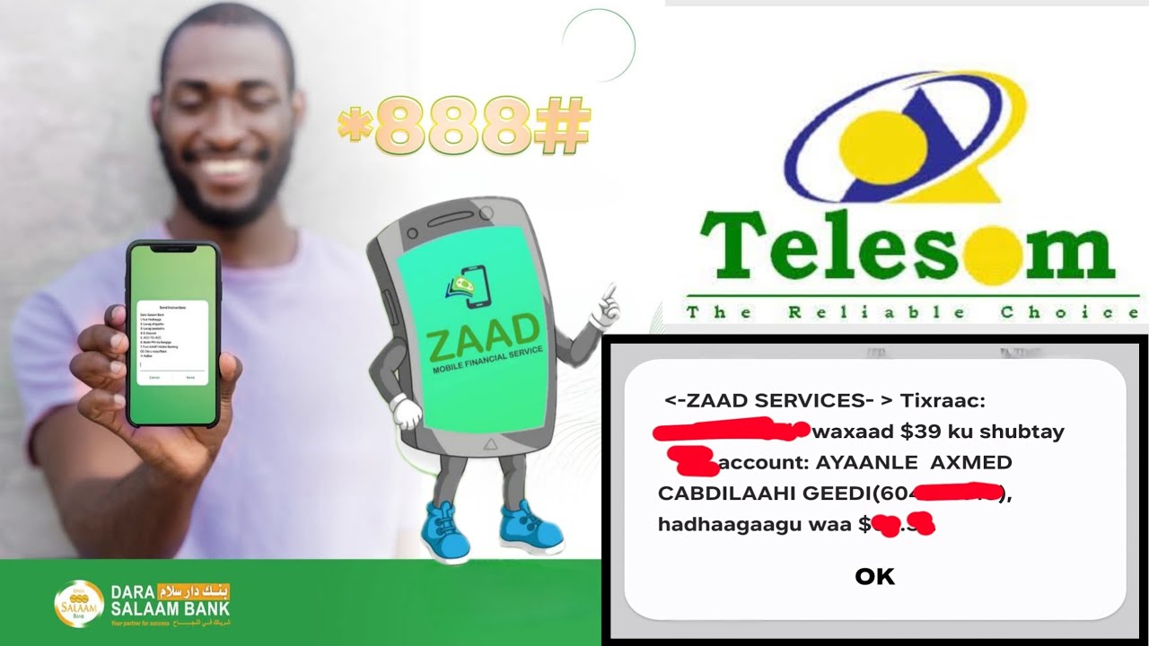 Telesom ZAAD | Raac Habkan Si Aad Lacag Ugu Dirto . | 