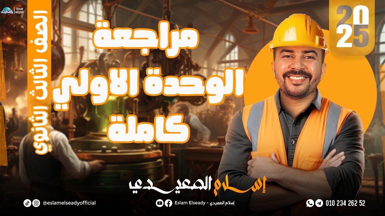 شرح مكثف الوحدة الأولي | في الجغرافيا | للصف الثالث الثانوي | إسلام الصعيدي 2025