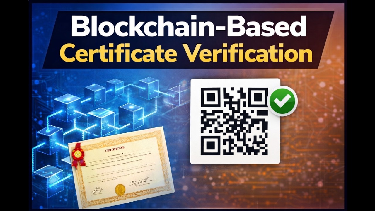 Blockchain-Based Secure Academic Certificate Verification With QR Validation | PBL Review 1