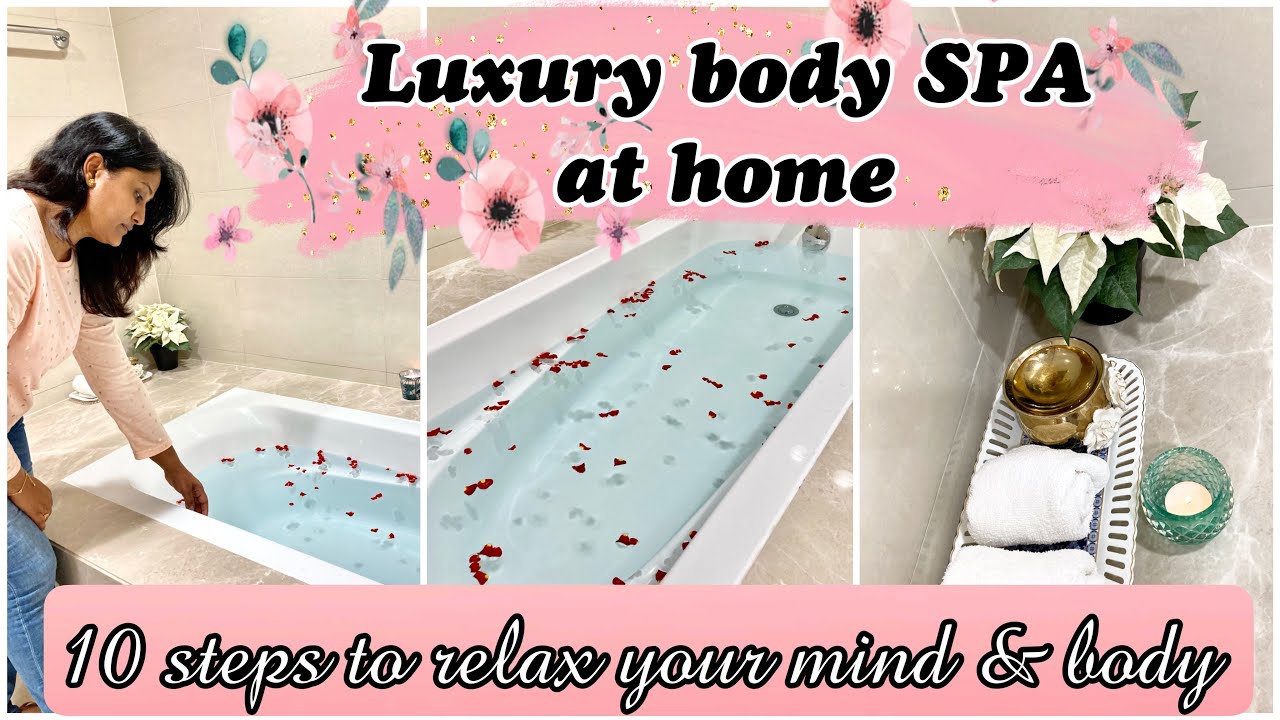 🌸How to do Body SPA at home| DIY Body scrub| Relaxing self care day in a budget| Pamper routine