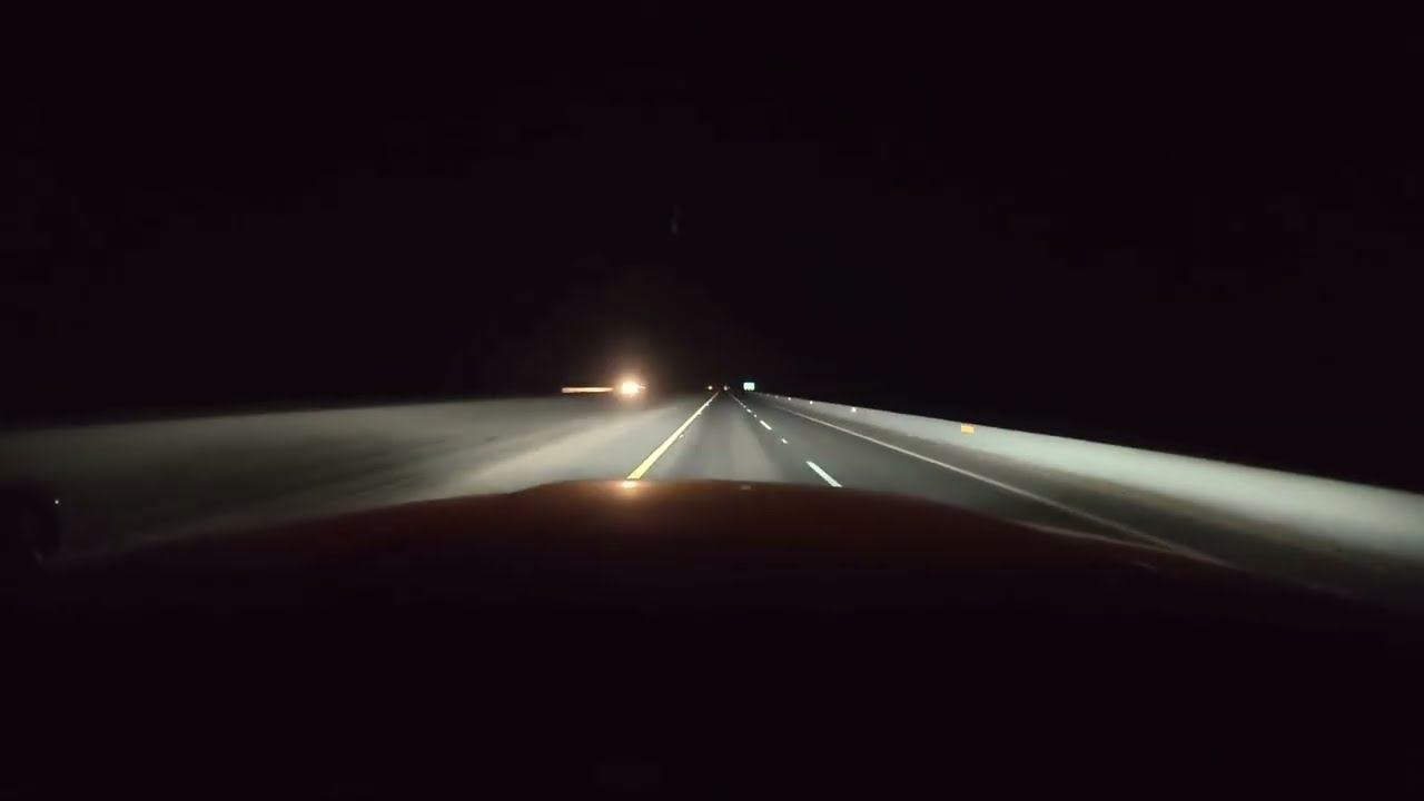 Driving at night in Saudi Arab Highway its very calming