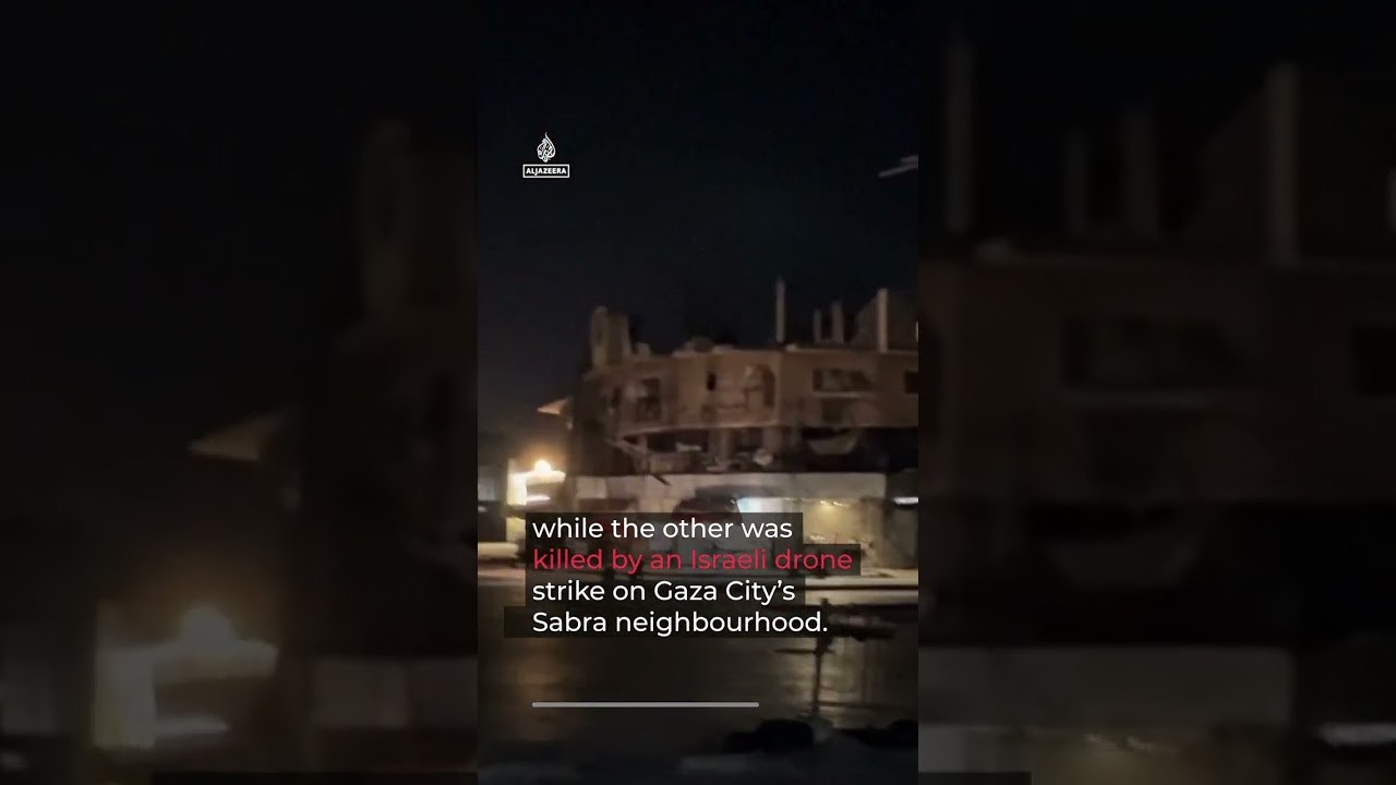 Israel launches air attacks across Gaza one day after Hamas agrees to disarm | AJ #shorts