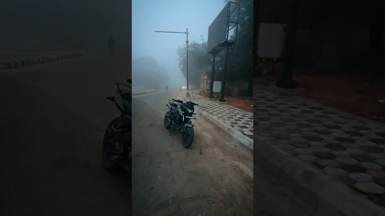 winter morning ride #bikelife #bikelover #pulsarns200 #winter