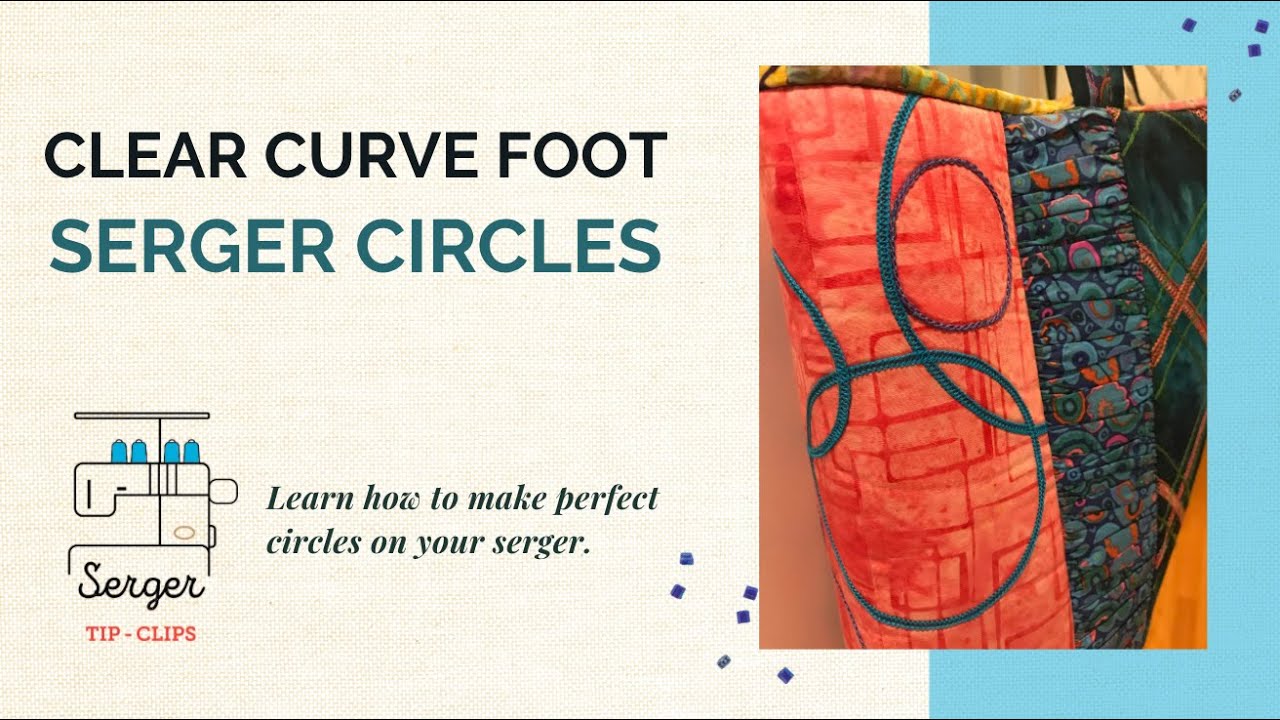 Круги для оверлока Clear Curve Foot