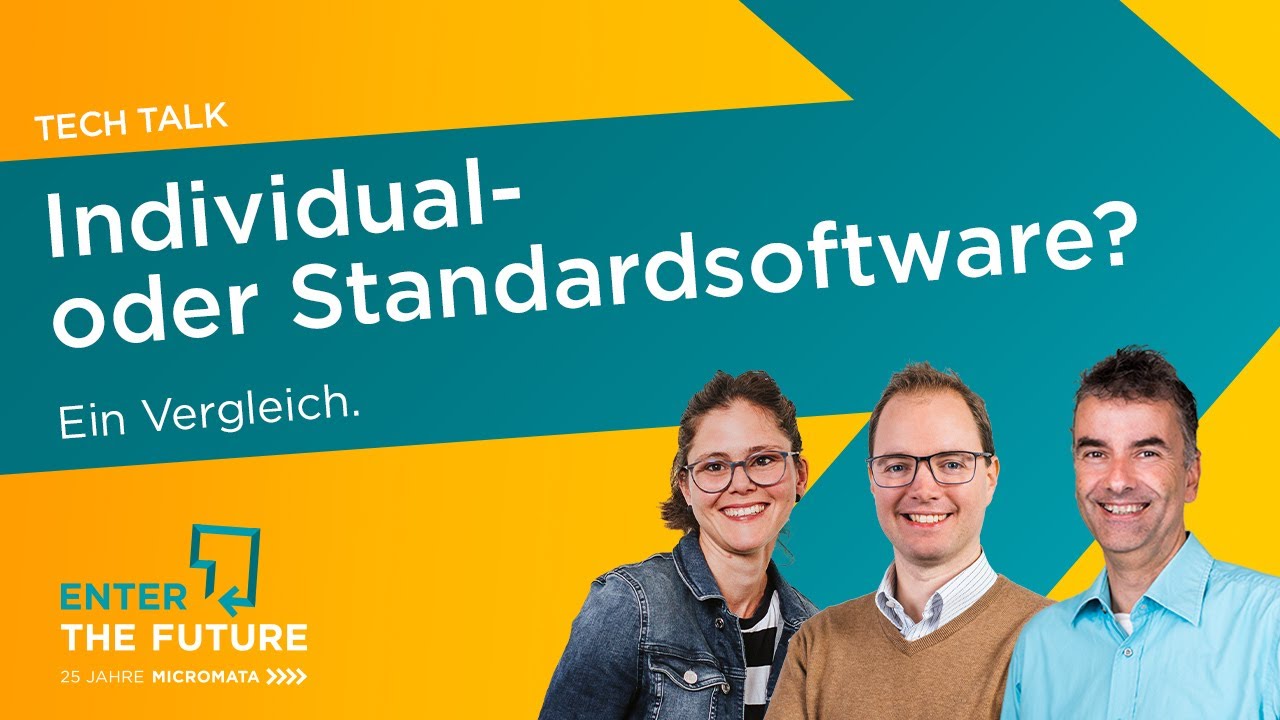TECH TALK: Individual- oder Standardsoftware? Ein Vergleich.