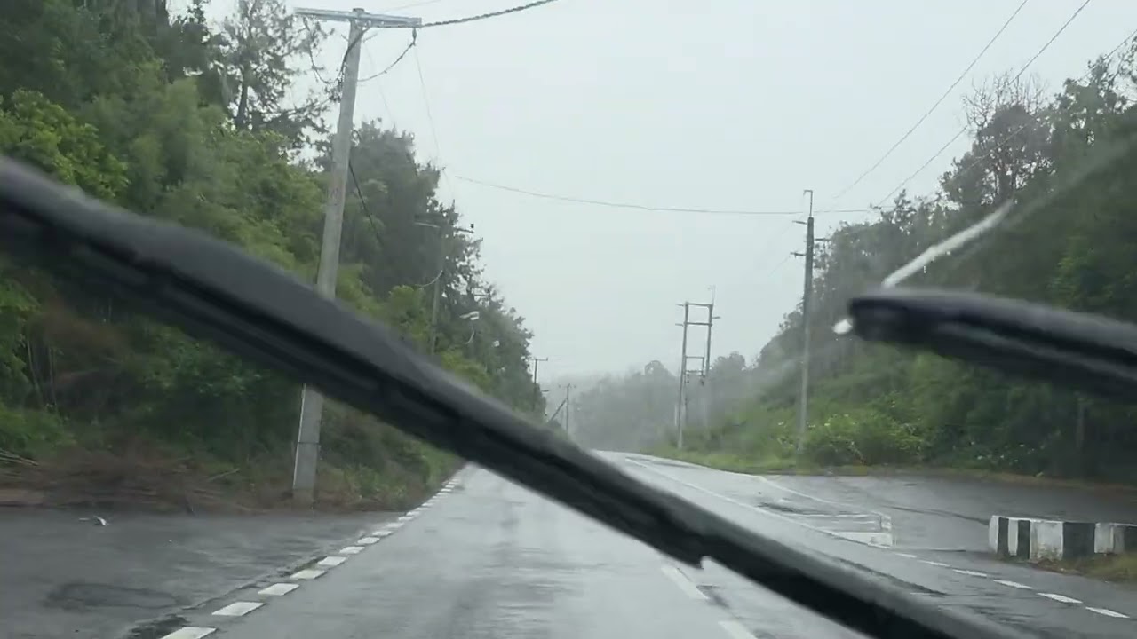Temps Pluvieux &agrave; Mare aux Vacoas et Plaine Champagne L'ile Maurice