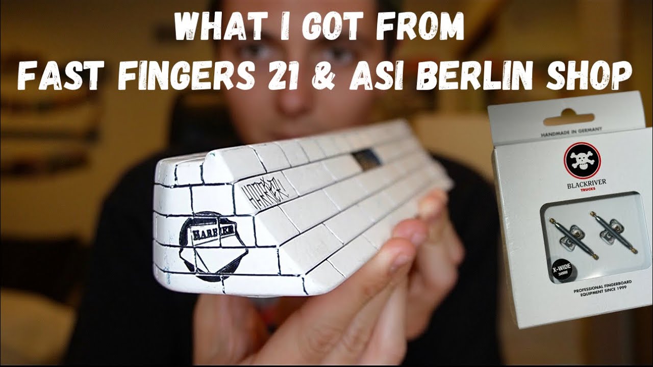 Что я получил от Fast Fingers 21 и магазина ASI Berlin!