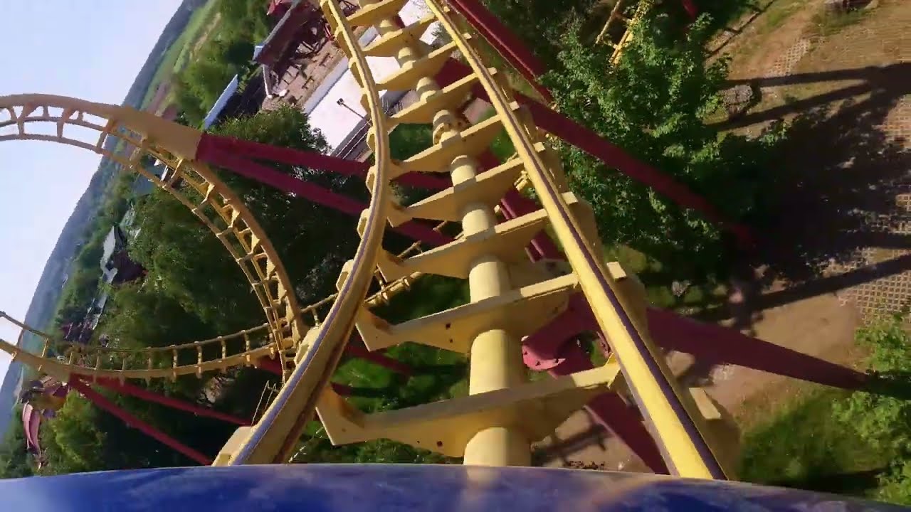 Fluch des Kraken (Boomerang) - Onride (POV) - 4K - Freizeit-Land Geiselwind