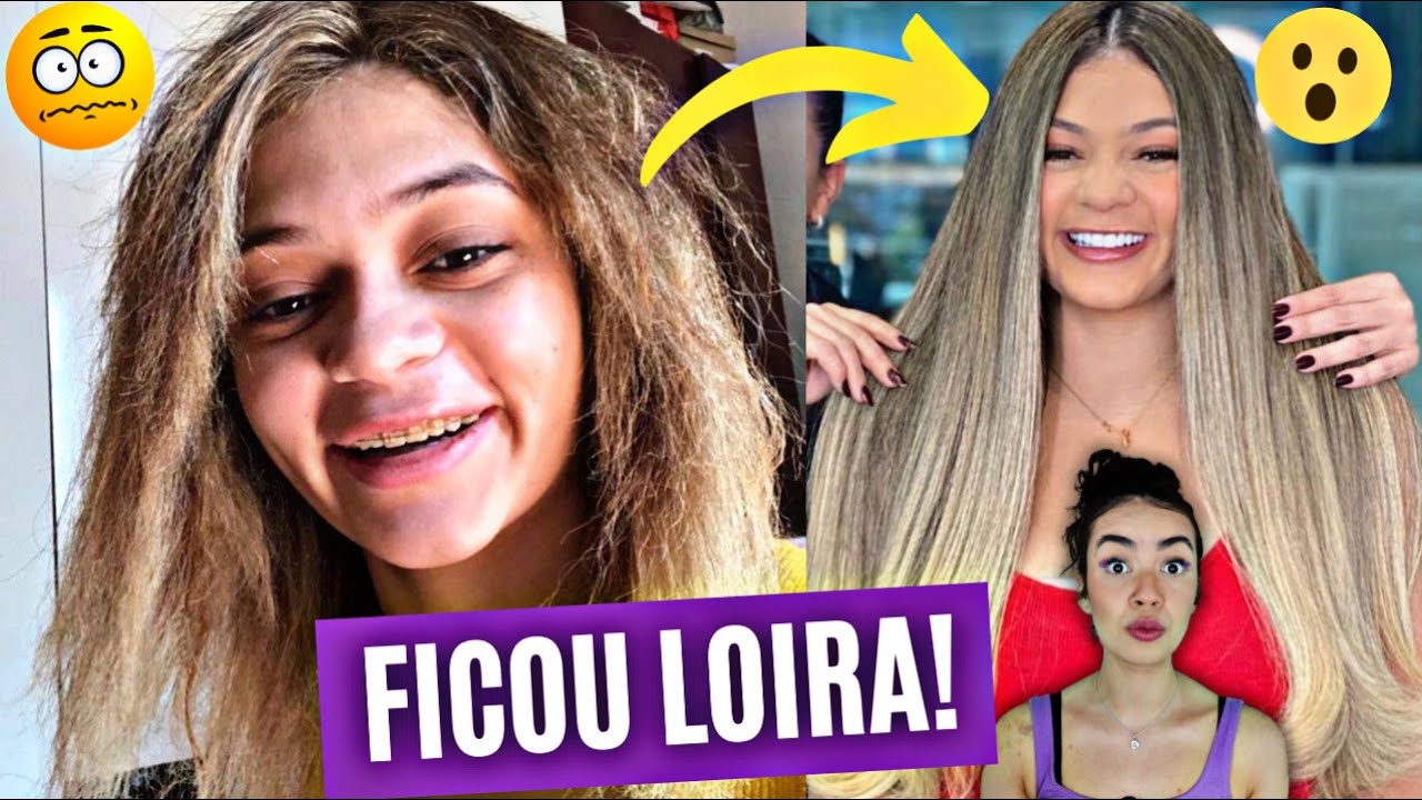 CORTE QUÍMICO E MEGAHAIR DE RAYSSA BUQ! ELA DESTRIU O CABELO COM DESCOLORAÇÃO!