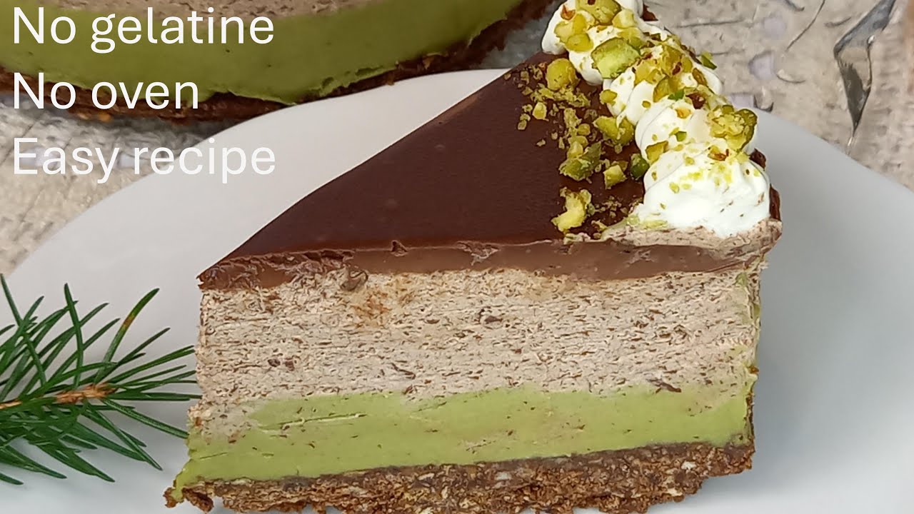 Dubai Chocolate Inspired Cake | Very Easy, No-Bake Recipe! Ready in Half-an-hour! Luxury Dessert!