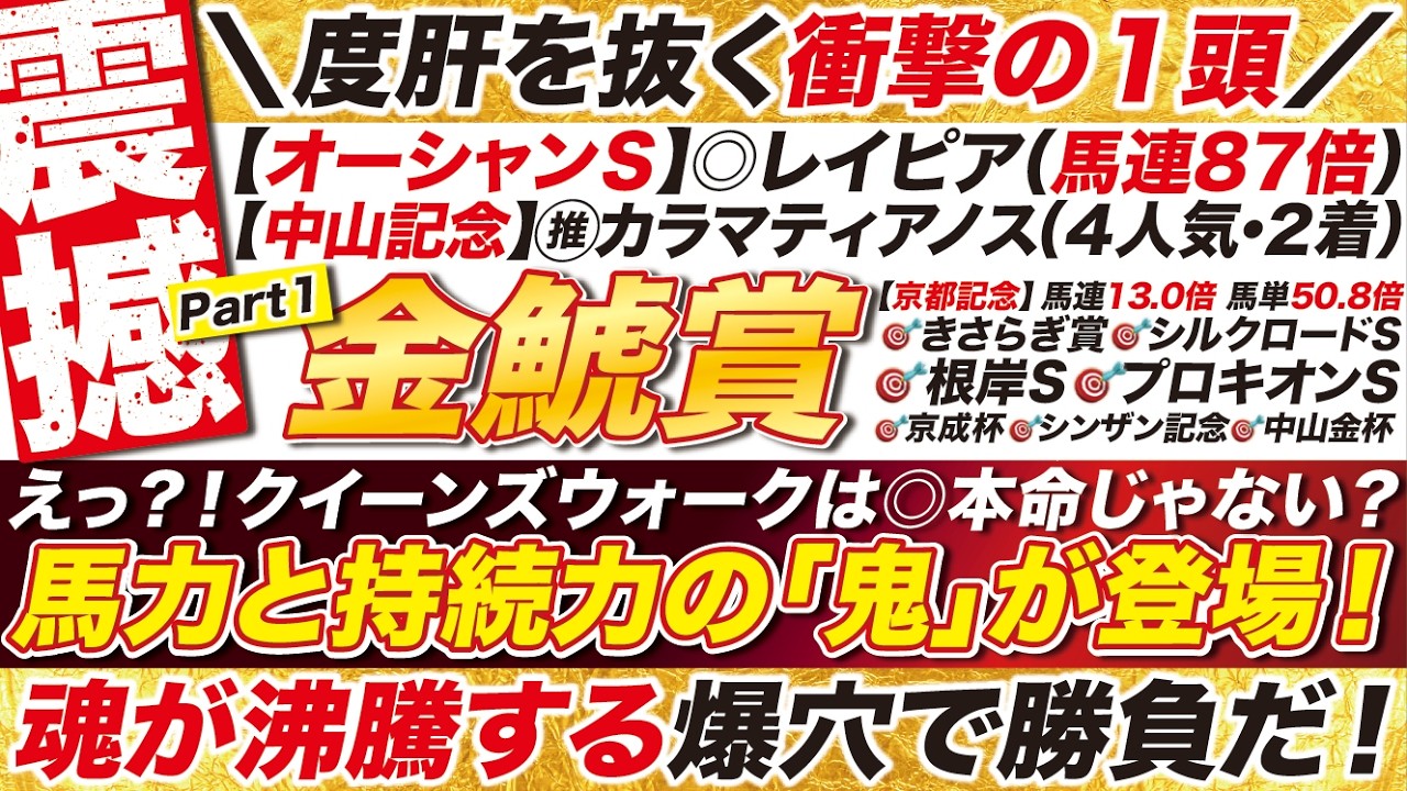 🎯衝撃の爆穴が本命→【金鯱賞2026予想】えっ？！クイーンズウォークは◎本命じゃない？馬力と持続力の「鬼」が登場！魂が沸騰する爆穴で勝負だ！