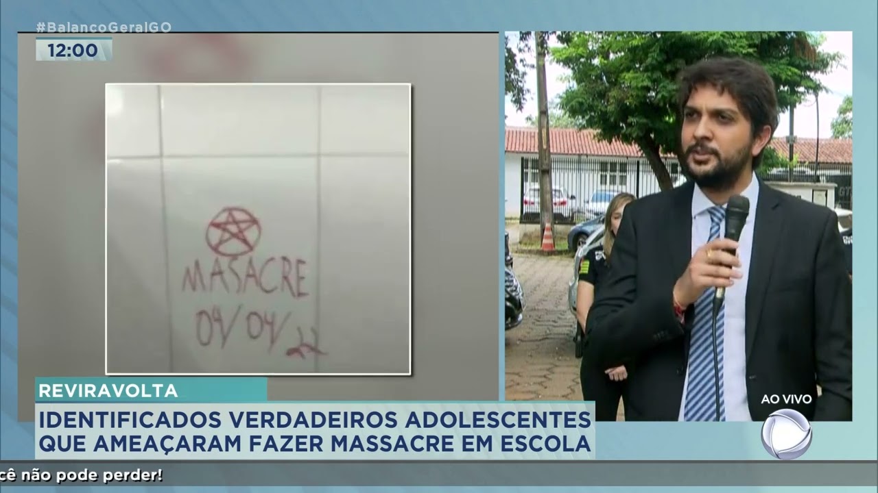 REVIRAVOLTA: IDENTIFICADOS VERDADEIROS ADOLESCENTES QUE AMEAÇARAM FAZER MASSACRE EM ESCOLA