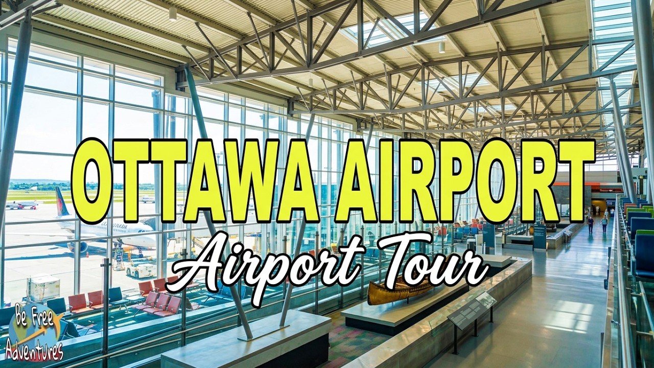 [4K] 🇨🇦 Ottawa MacDonald Cartier International Airport YOW | Canada