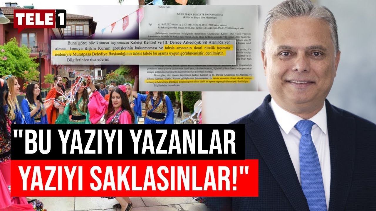 Muratpaşa Belediye Başkanı Ümit Uysal engellenmek istenen Kaleiçi Festivalini anlattı!
