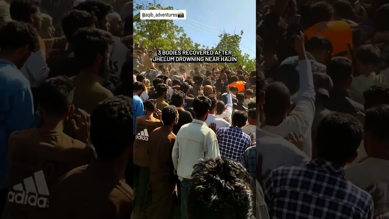 3 Bodies Recovered After Jhelum Drowning Near Hajin | Tragic Incident 💔