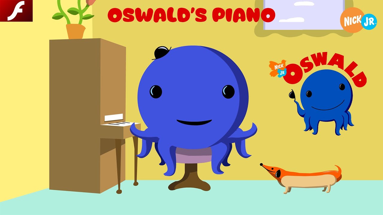 Oswald™: Oswald's Piano (Flash) - Nick Jr. Games