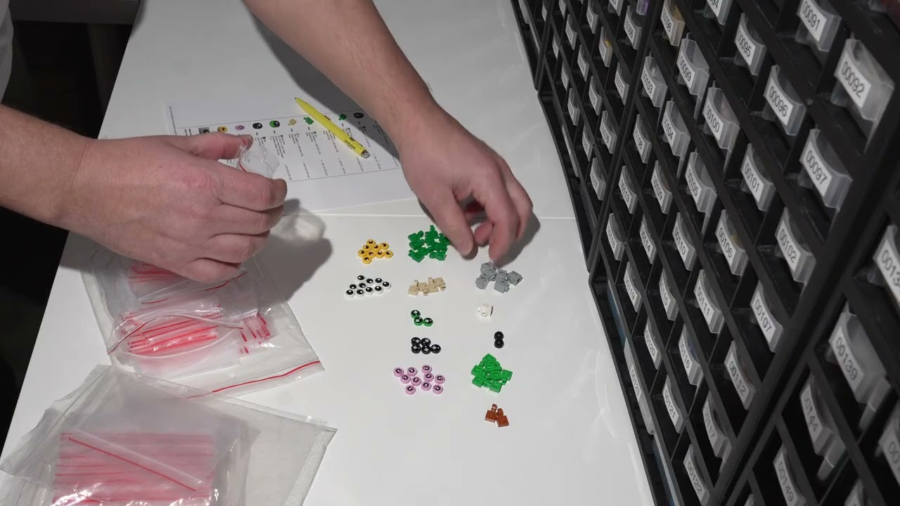 Relaxing Picking & Packing BrickLink Order #31001153 - #lego #bricklink #processvideo #afol
