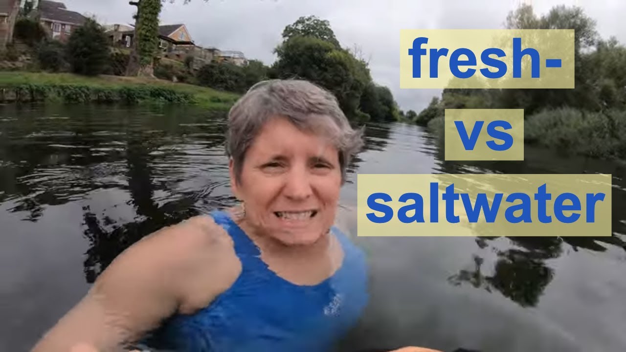 does swimming in saltwater and freshwater differ?