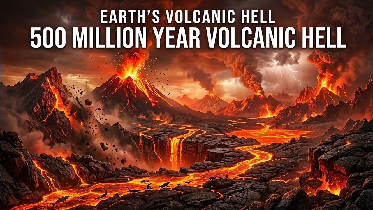 Earth's 500 Million Year Volcanic Hell