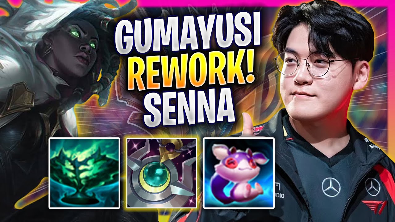 GUMAYUSI TRIES SENNA WITH NEW REWORK! - T1 Gumayusi Plays Senna SUPPORT vs Nautilus! | Season 2024