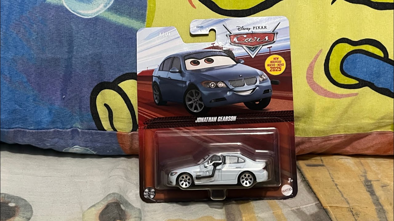 Jonathan Gearson 2025 die-cast release, Disney Pixar Cars on the Road unboxing review