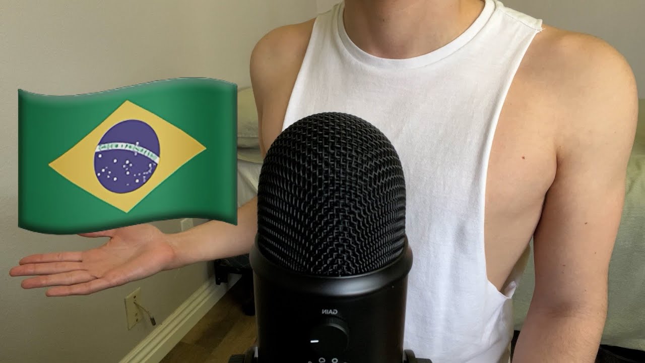 ASMR | My first ASMR video in Portuguese (ASMR em Português)