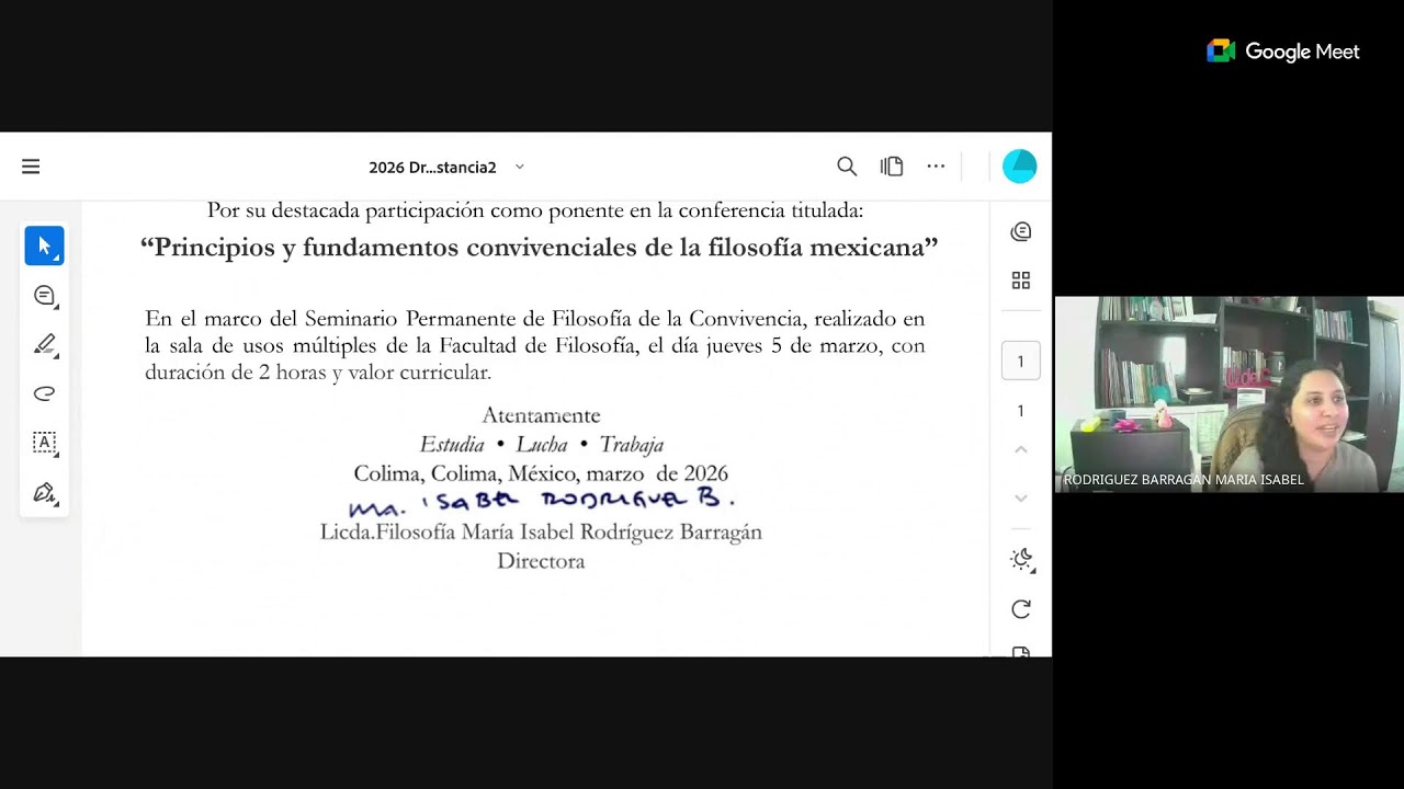 Principios y  fundamentos convivenciales de la filosofía mexicana