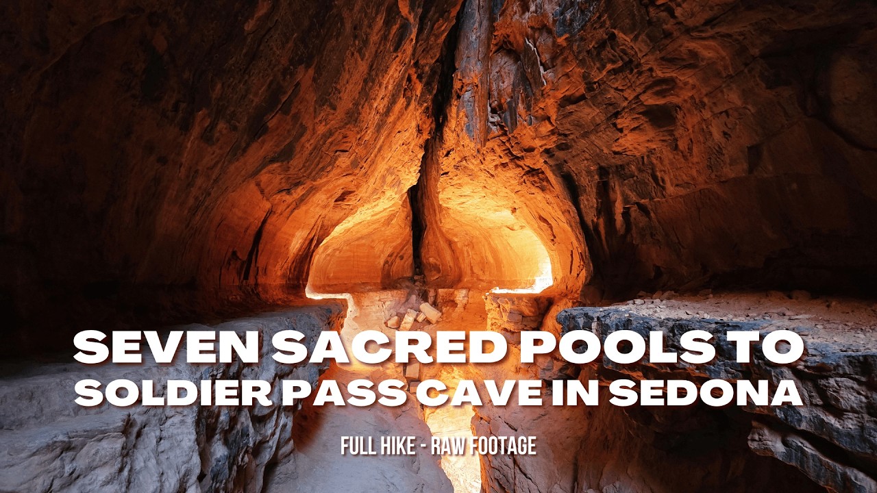 Hiking Seven Sacred Pools to Soldier Pass Cave - Sedona, Arizona