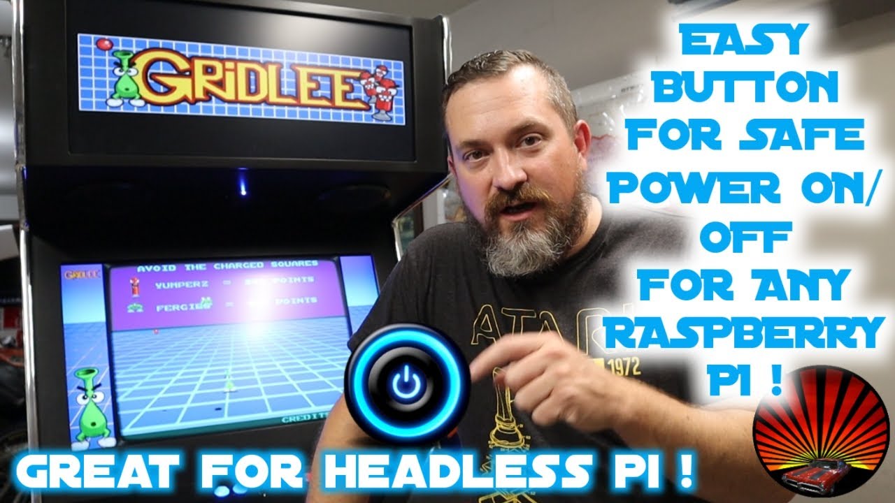 How to turn on & off your raspberry pi safely with the push of a button!  Headless Pi on/off button!