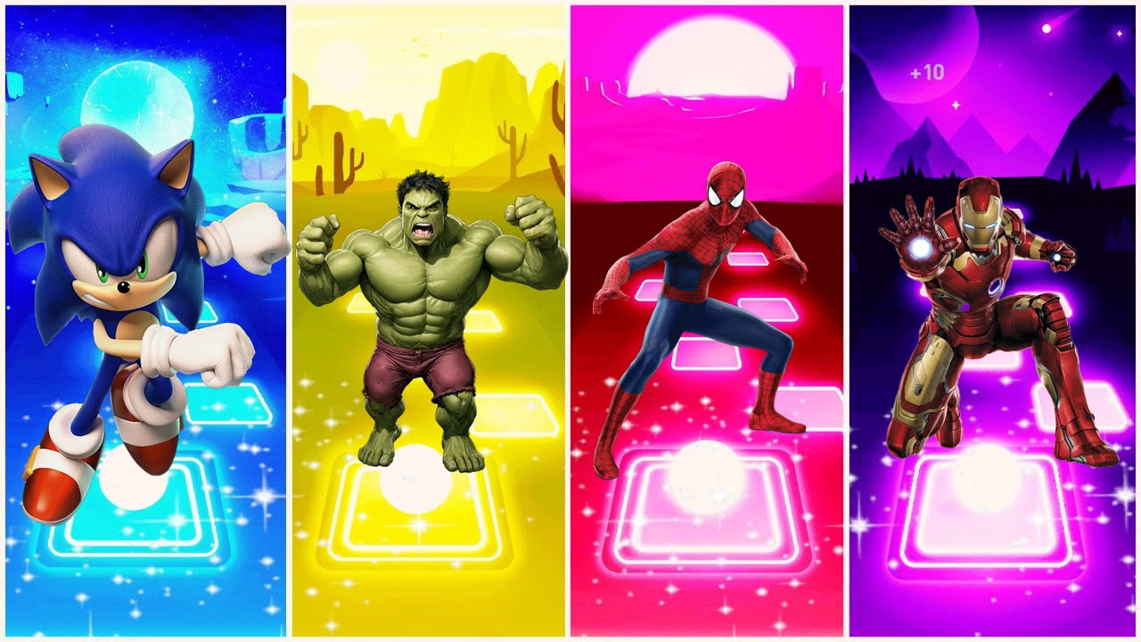 “Cartoon Characters in a Rhythm Game?! 🎵🔥”