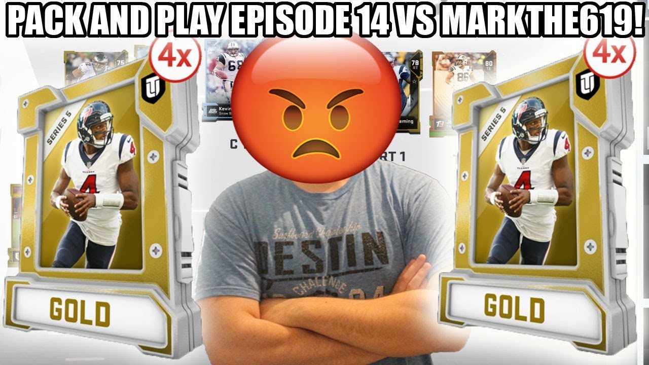 PACK AND PLAY EPISODE 14 VS MARKTHE619! RANDY MOSS BURNS HIM AGAIN! | MADDEN 19 ULTIMATE TEAM