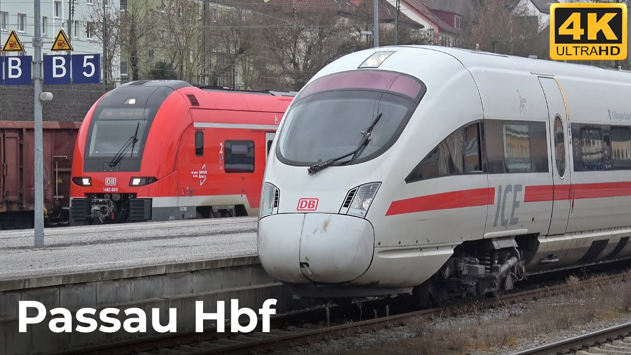 Passau Hauptbahnhof - 15.02.2025: Vielseitiger Verkehr mit starker Güterzugpräsenz