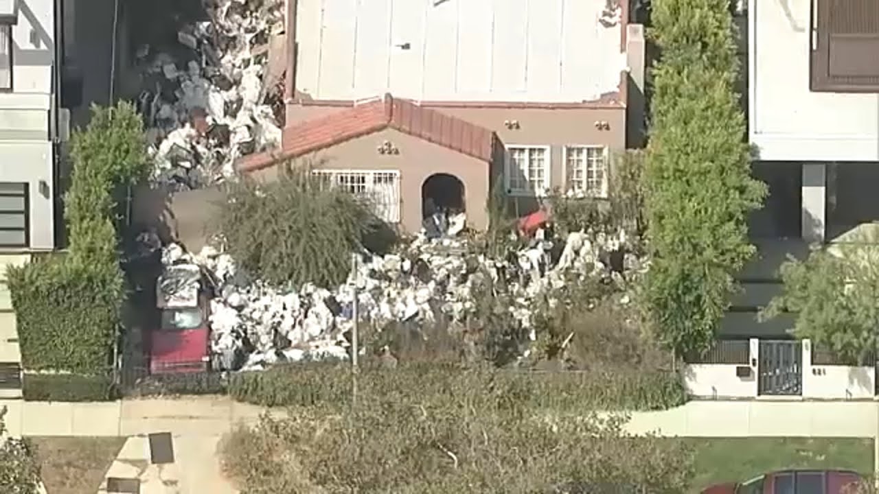 SoCal home covered in trash again 1 year after debris was removed